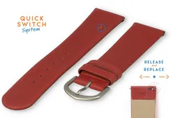 Quality strap for Danish Design - 20mm - Red