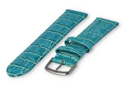 Lightly padded XL watch strap - 22mm - turquoise