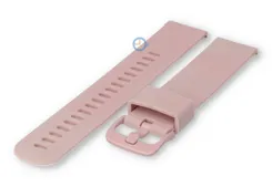 Flexible strap 20mm - pale pink/white