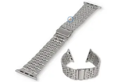 Stahl Apple Uhrenarmband (41mm) - business silber