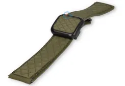 Luxury magnetic watch strap - 20mm leather - Green