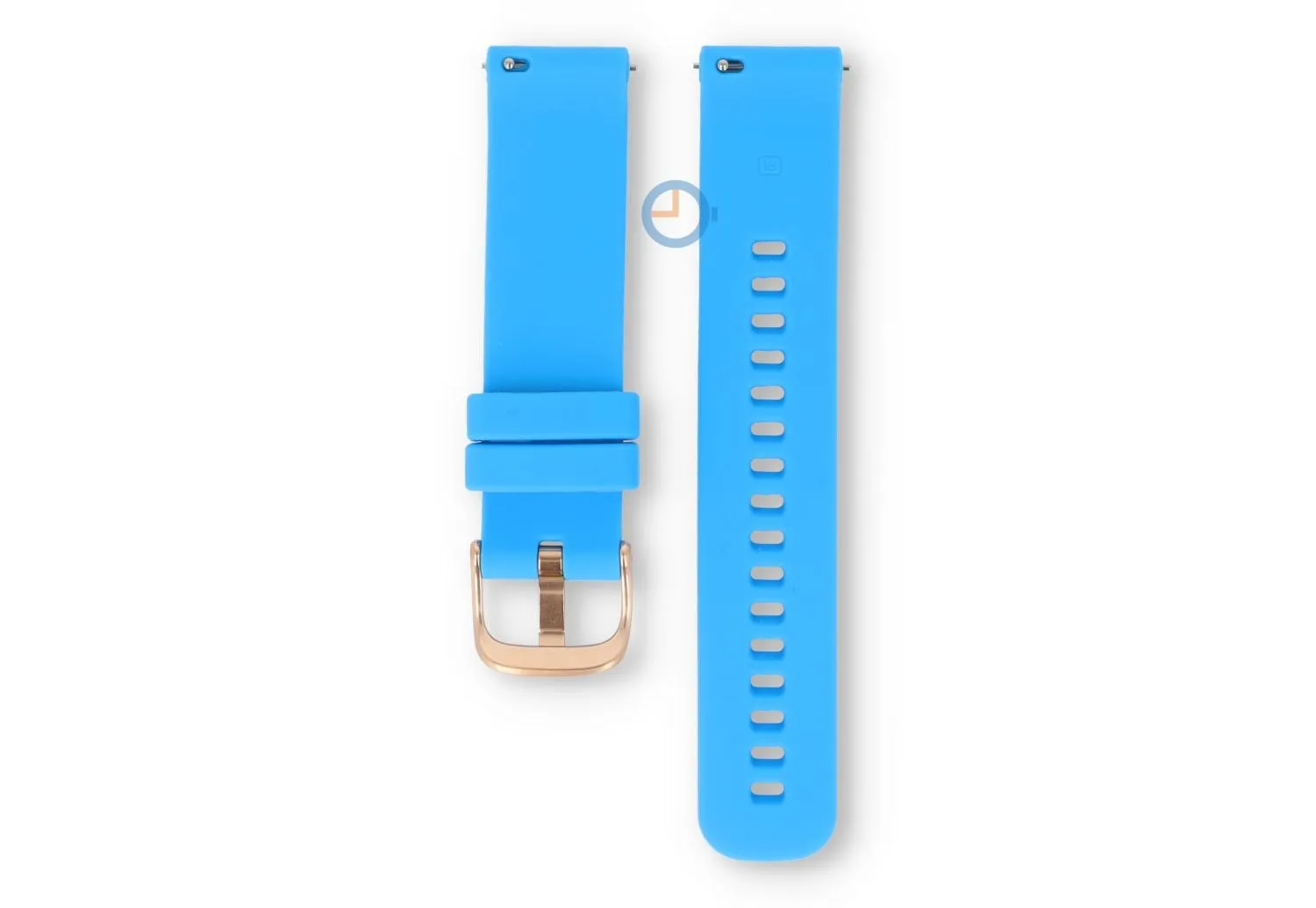18mm Garmin Vivomove 3S bandje - lichtblauw