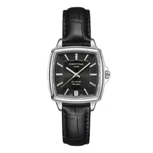 Certina Band C0283101605600A 16/14mm schwarzes Leder ohne Schließe