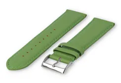 XL watch strap smooth leather - 26mm - apple green