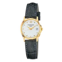 Certina Band C15291606811A 12/10mm schwarzes Leder
