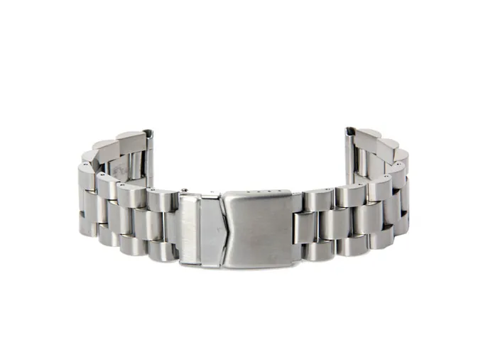 Uhrenarmband 20mm Silber Stahl