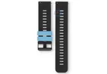 Snelwissel bandje 22mm - blauw zwart