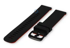 Flexible strap 20mm - black/red