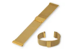 Mesh 22mm watch strap - gold