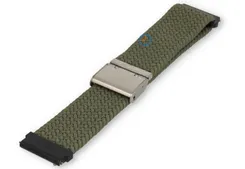 Nylon watch band Suunto Run - 22mm - green fabric