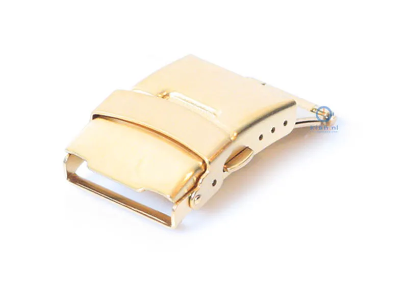 Folding clasp 18mm matt gold