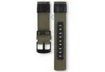 Coros Pace PRO horlogeband - nylon/leer - 22mm groen