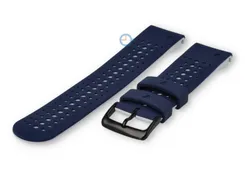 QuickFit 22mm strap - Garmin Fenix 7 - darkblue/white