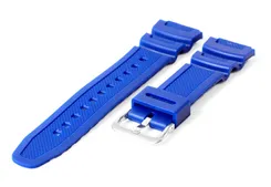 Casio Collection Uhrenarmband Silikon royalblau-AE-1200WH