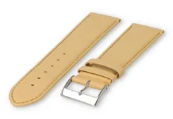 XL watch strap smooth leather - 26mm - vanilla