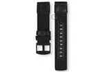 Coros Pace PRO horlogeband - nylon/leer - 22mm zwart