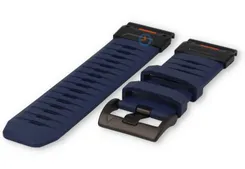 Fluororubber watch strap for Garmin - 26mm - marine