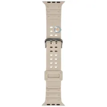 Casio style Apple watch strap - 41mm - Grey