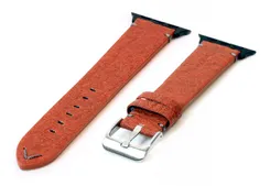 Apple Uhrenarmband veganes Leder braun - 44/45/46/49mm