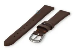 Seamless and smooth strap 12mm - dark brown