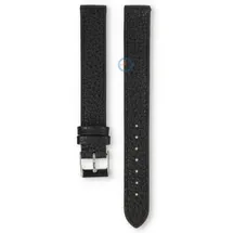 Extra long watch strap leather 16/16 black