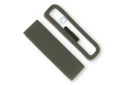 Band keeper 24mm green silicone non-slip - 1 piece