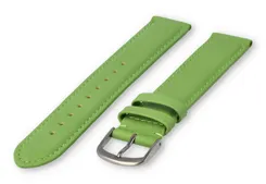 XL watch strap smooth leather - 18mm - apple green