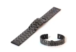 Uhrenarmband 24mm Stahl - grau