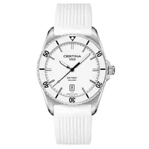 Certina Band C0144101701100A weiß Kautschuk