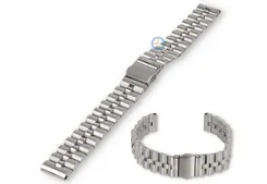 14mm Rolex President's bracelet - silver metal