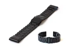 Garmin Fenix 5/6/7 watchstrap stainless steel black