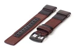Garmin Fenix 5/6/7 nylon watch band brown