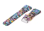 Samsung Galaxy 46mm watchstrap with flower print