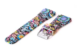 Samsung Galaxy 46mm watchstrap with flower print