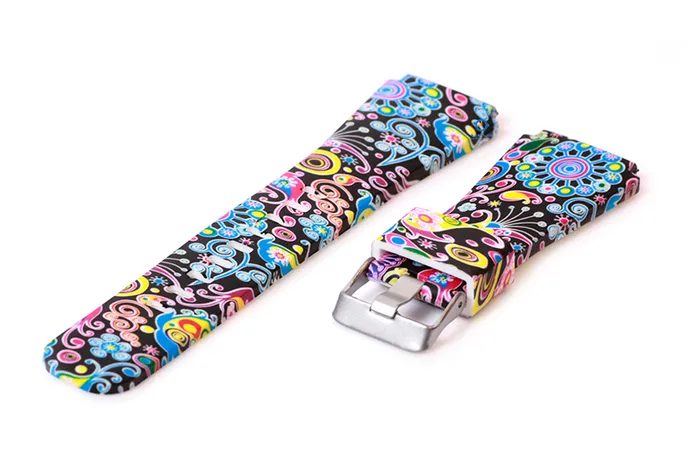Samsung Galaxy 46mm watchstrap with flower print