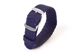 Perlon watch band 22mm darkblue