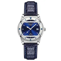 Certina Band C11380004259A 18/16mm blau Leder